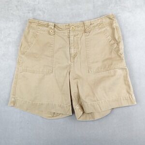 Lauren Ralph Lauren Tan Cotton Athletic Shorts